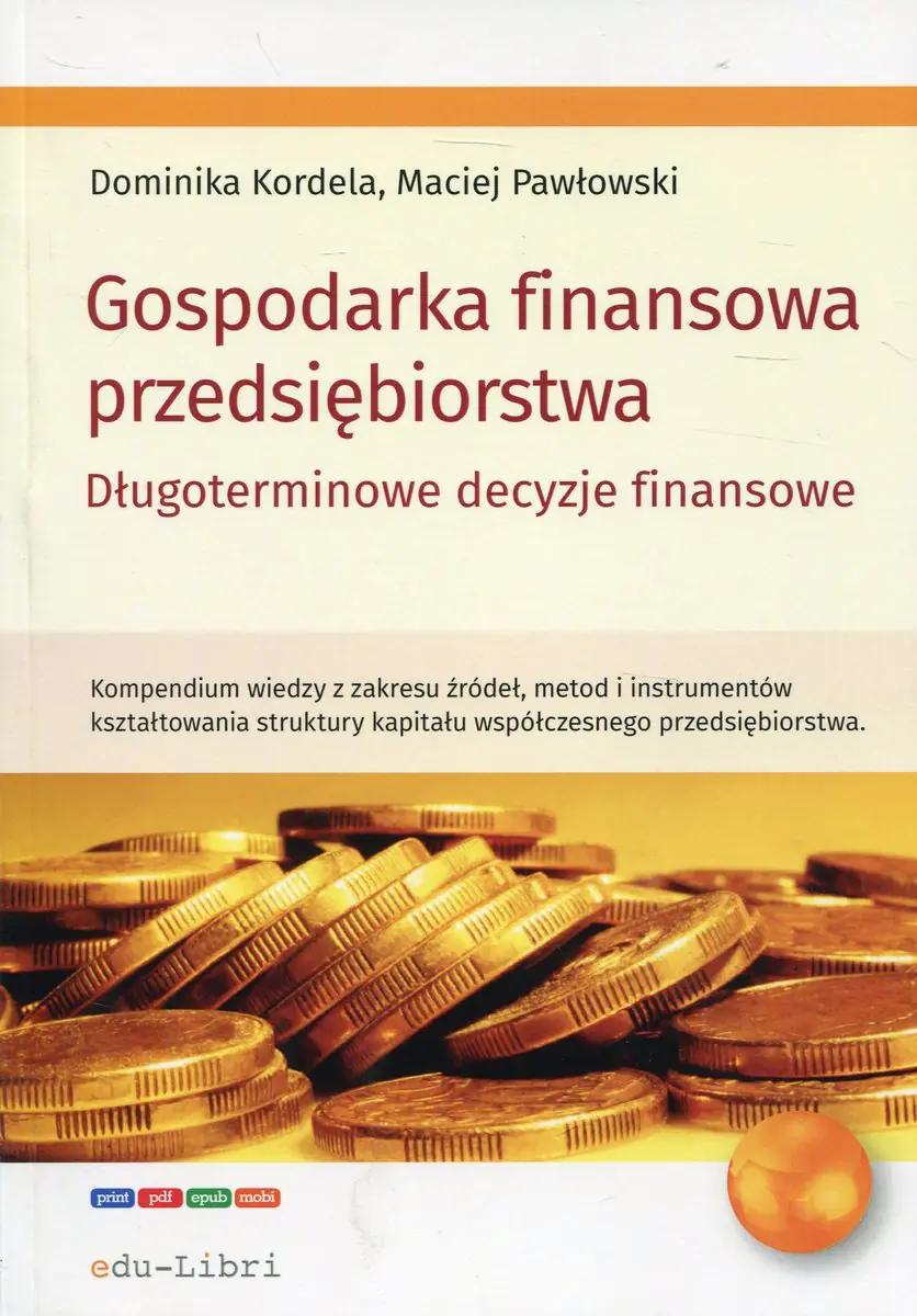 Książka - Gospodarka finansowa przedsiębiorstwa