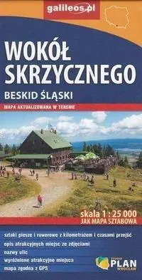 Książka - Wokół Skrzycznego. Beskid Śląski. Mapa 1:25 000