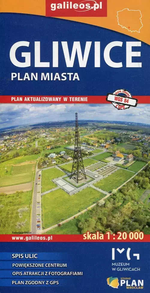 Książka - Gliwice. Plan miasta 1:20 000