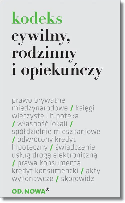 Książka - Kodeks cywilny 30 stycznia 2017 (folia)
