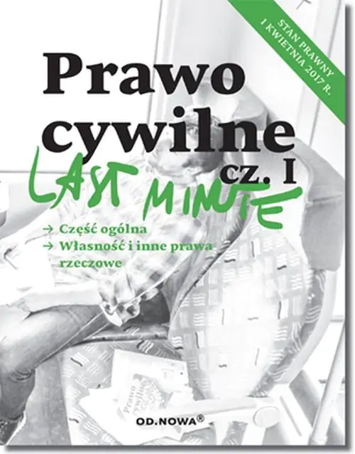 Książka - Prawo cywilne last minute. Część 1