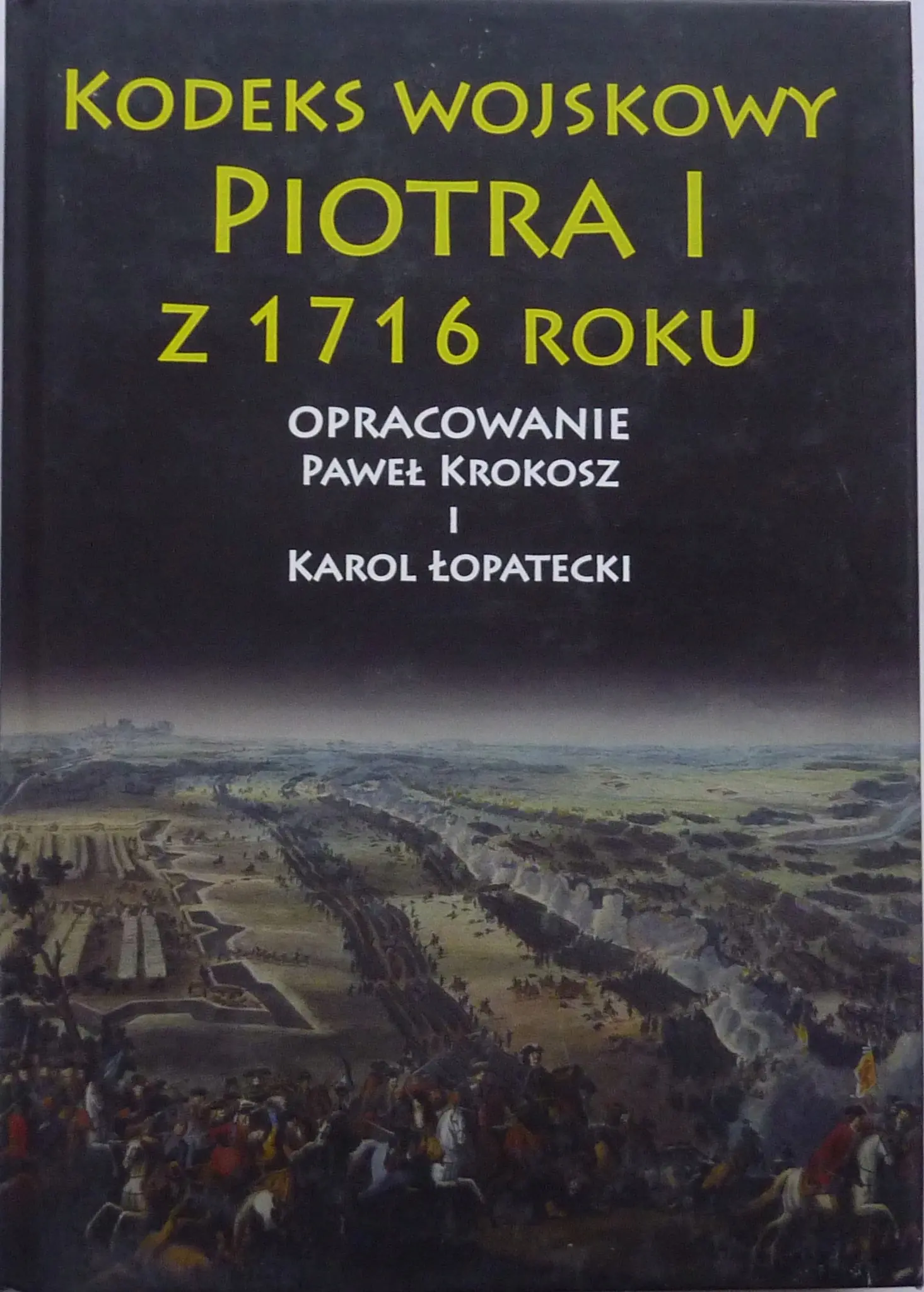 Książka - Kodeks wojskowy Piotra I z 1716 roku