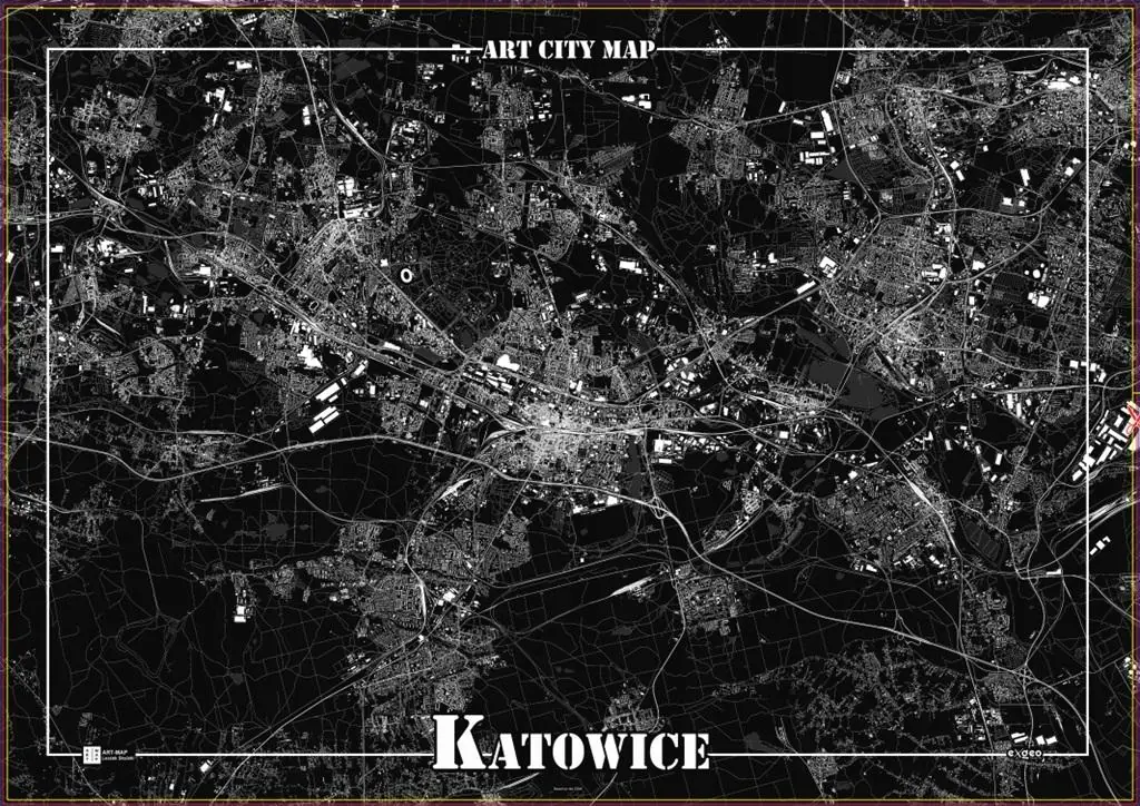 Książka - Plakat dekoracyjny - Katowice
