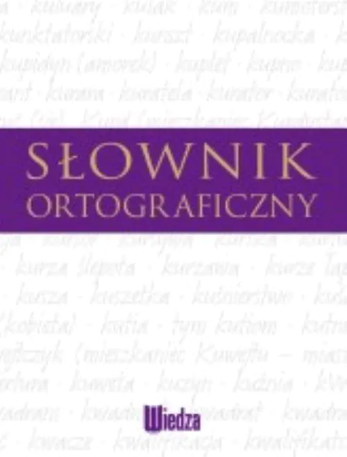 Książka - Słownik ortograficzny