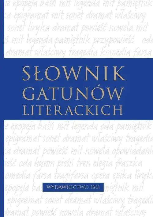 Książka - Słownik gatunków literackich