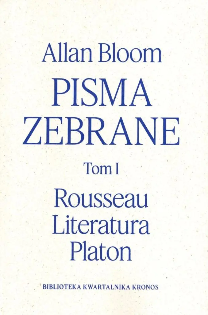 Książka - Pisma zebrane Tom 1. Rousseau. Literatura. Platon