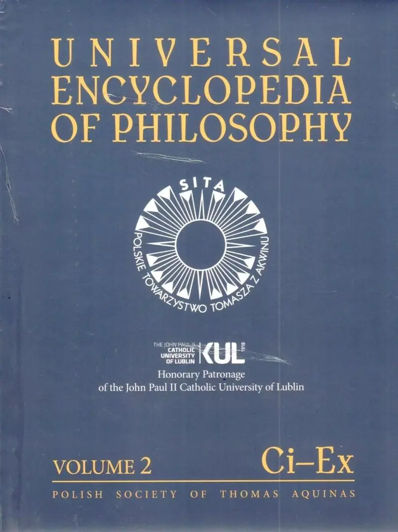 Książka - Universal Encyclopedia of Philosophy V.2 Ci-Ex