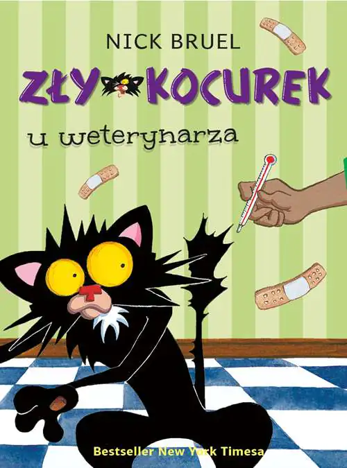 Książka - Zły kocurek u weterynarza