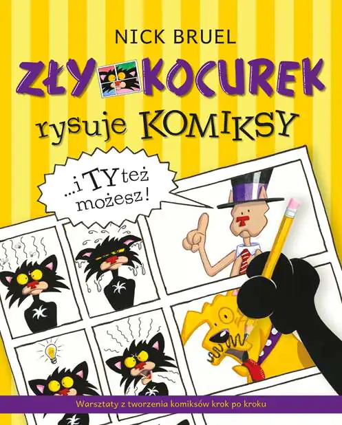 Książka - Zły kocurek rysuje komiksy... i Ty też możesz!
