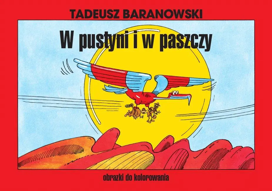 Książka - Kolorowanka "W pustyni i w paszczy"