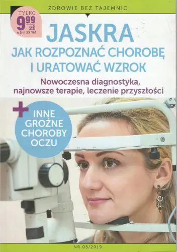 Książka - Jaskra jak rozpoznać chorobę i uratować wzrok