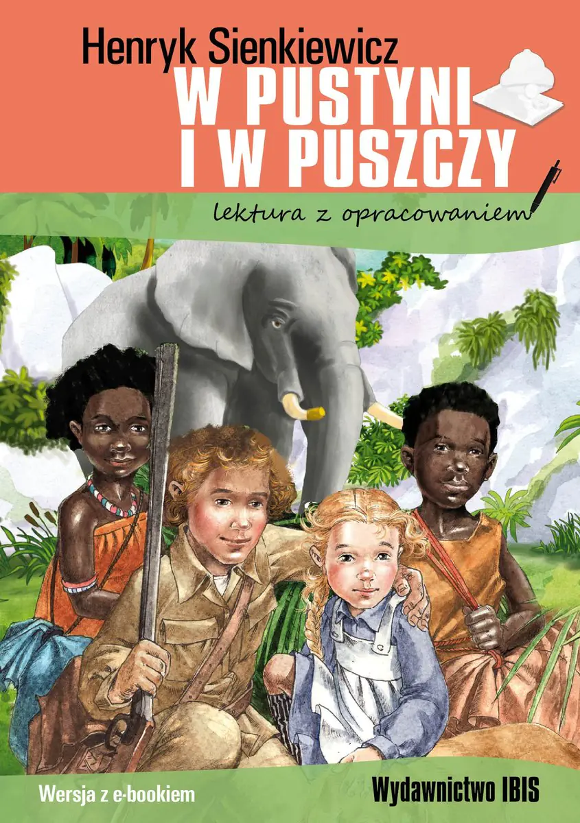 Książka - W pustyni i w puszczy. Lektura z opracowaniem