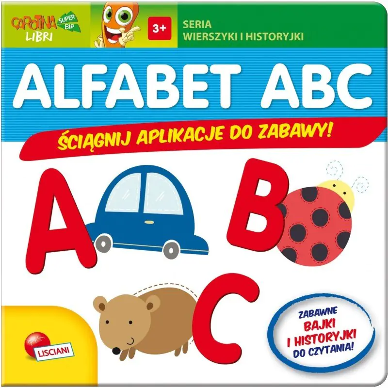 Książka - Lisciani, książeczka, Carotina - Alfabet abc