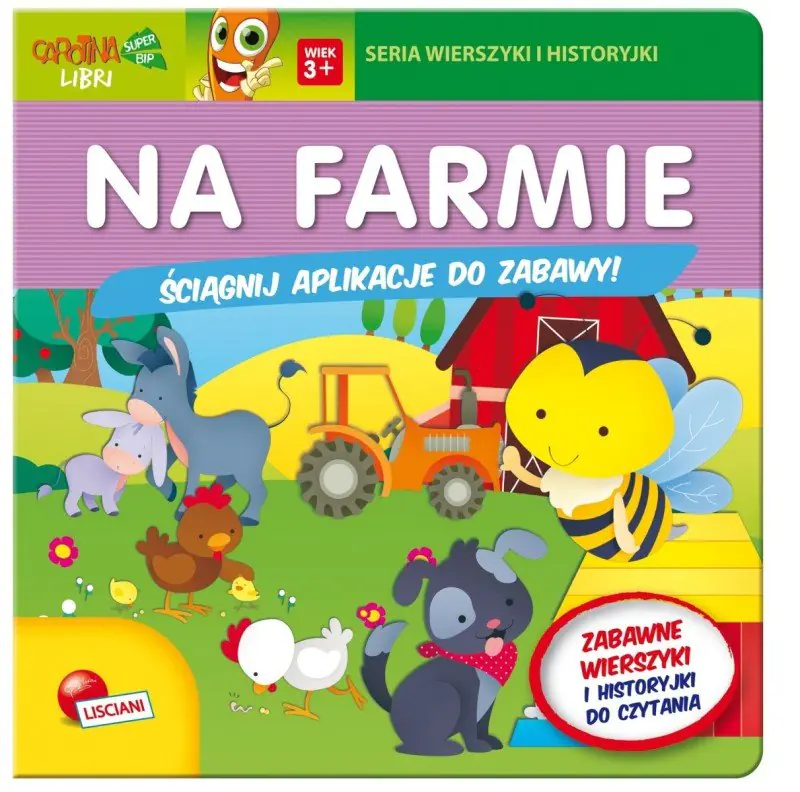 Książka - Na farmie, książeczka, Lisciani