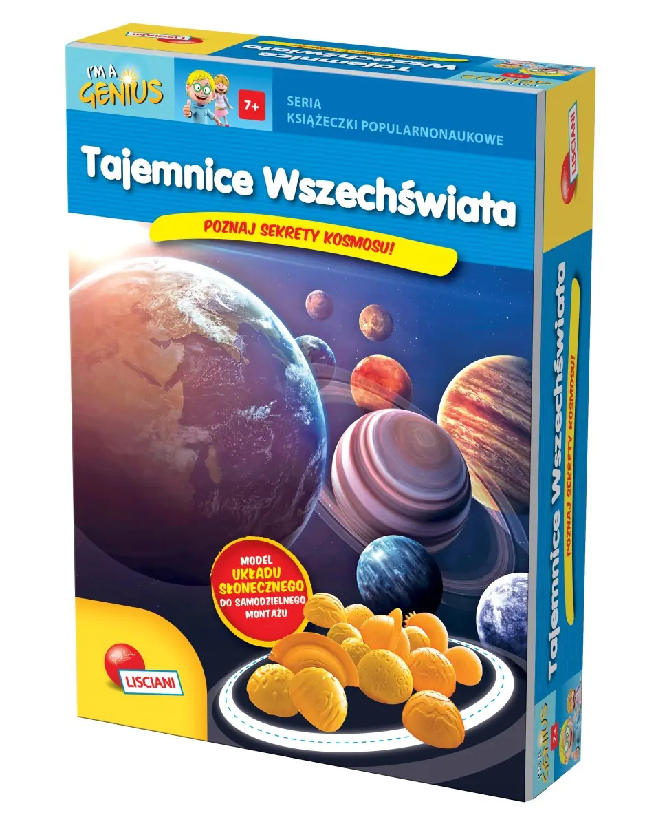 Książka - Lisciani, książeczka, Im a Genius, Tajemnice wszechświata