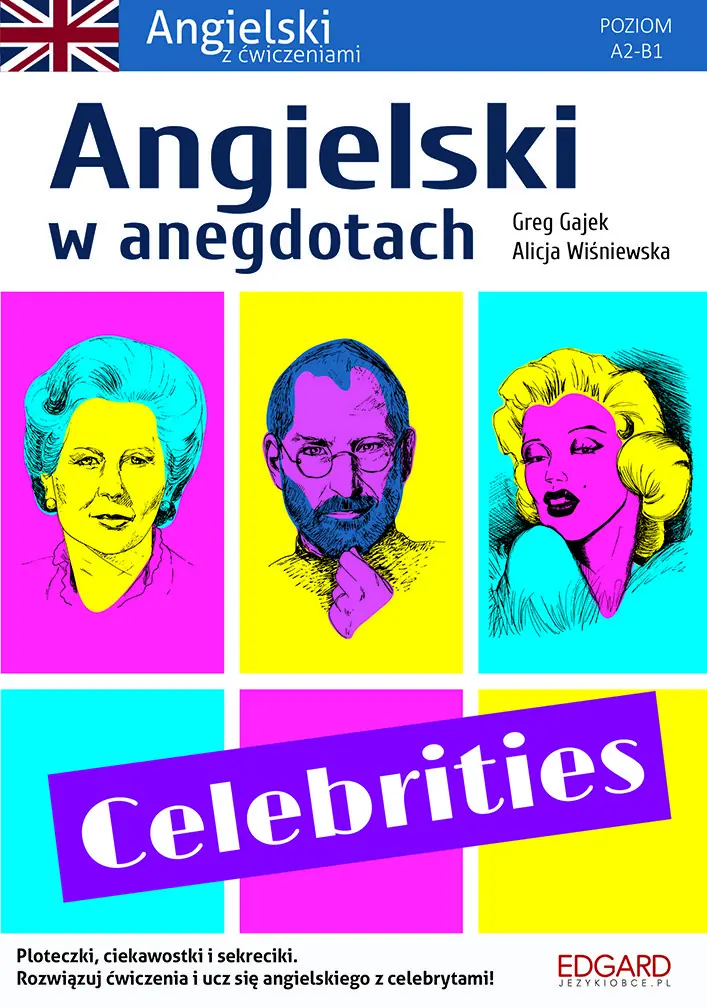 Książka - Angielski w anegdotach. Celebrities