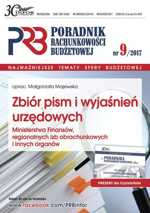 Książka - Zbiór pism i wyjaśnień urzędowych Ministerstwa Finansów, regionalnych izb obrachunkowych i innych organów