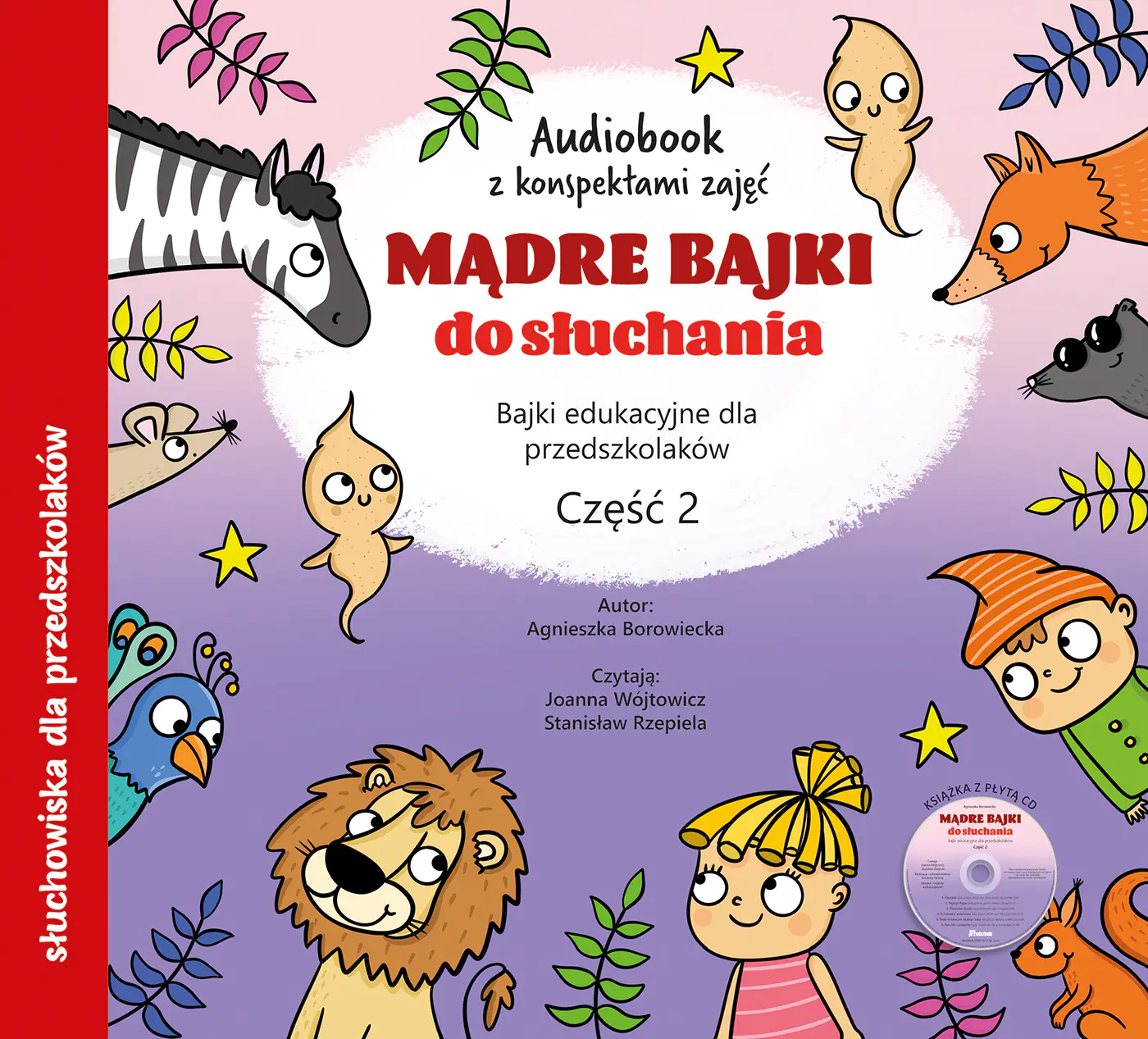 Książka - Mądre bajki do słuchania cz. 2. Audiobook CD + konspekty