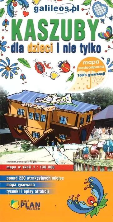 Książka - Mapa wodoodoprna - Kaszuby dla dzieci i nie tylko