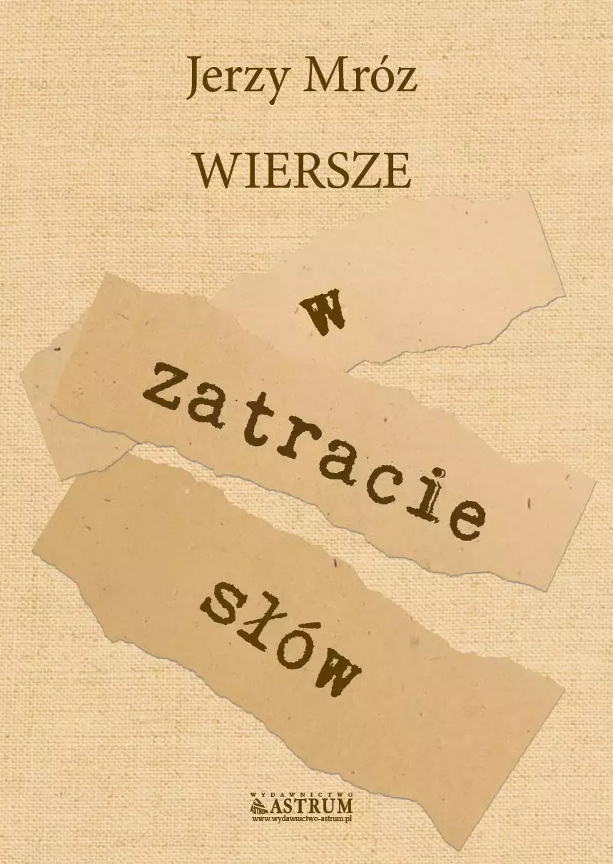 Książka - W zatracie słów. Tomik poetycki