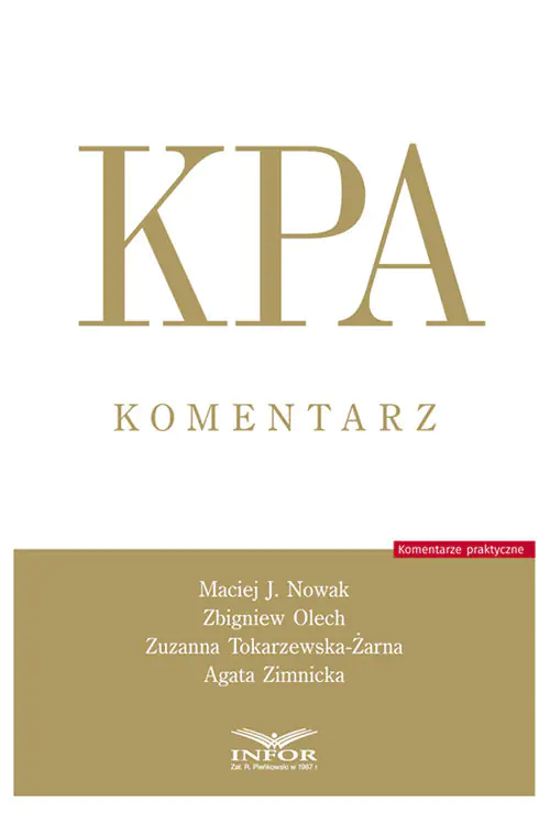Książka - KPA Komentarz