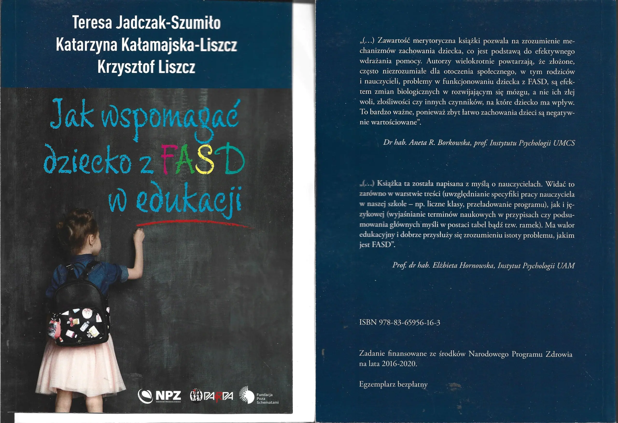 Książka - JAK WSPOMAGAĆ DZIECKO Z FASD W EDUKACJI