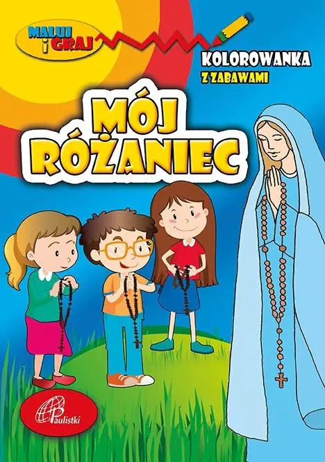 Książka - Mój różaniec. Kolorowanka z zabawami