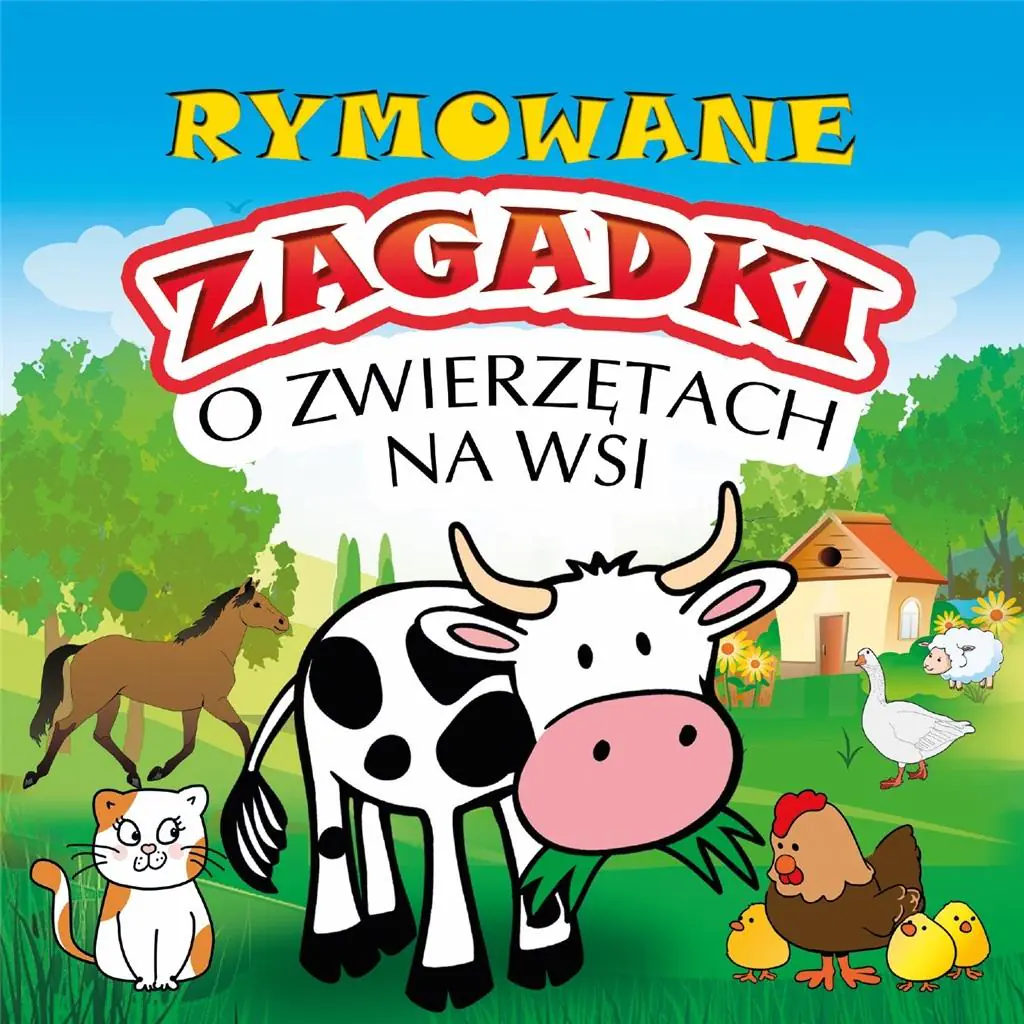 Książka - Rymowane zagadki o zwierzętach na wsi