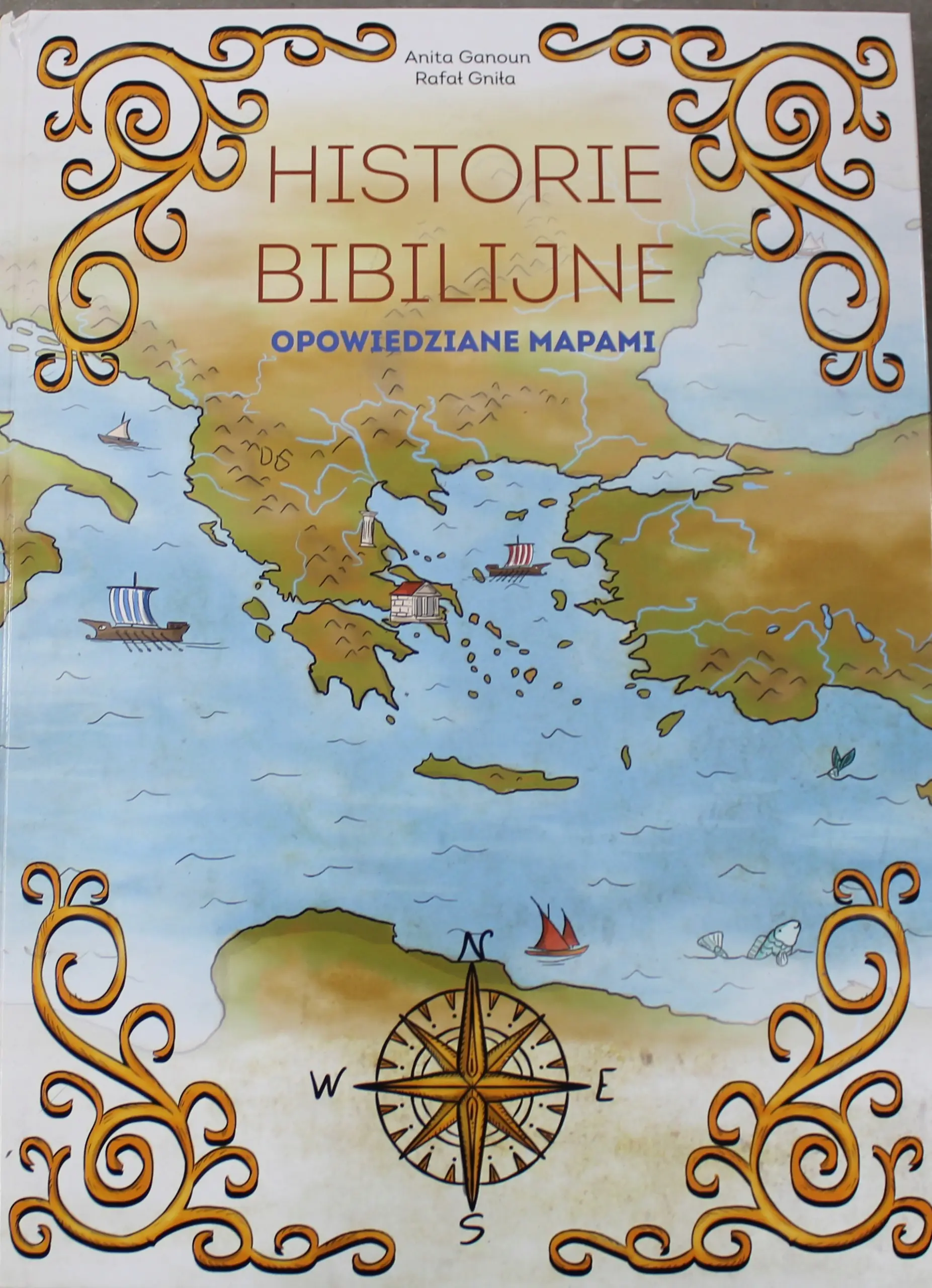 Książka - Historie Biblijne Opowiedziane Mapami