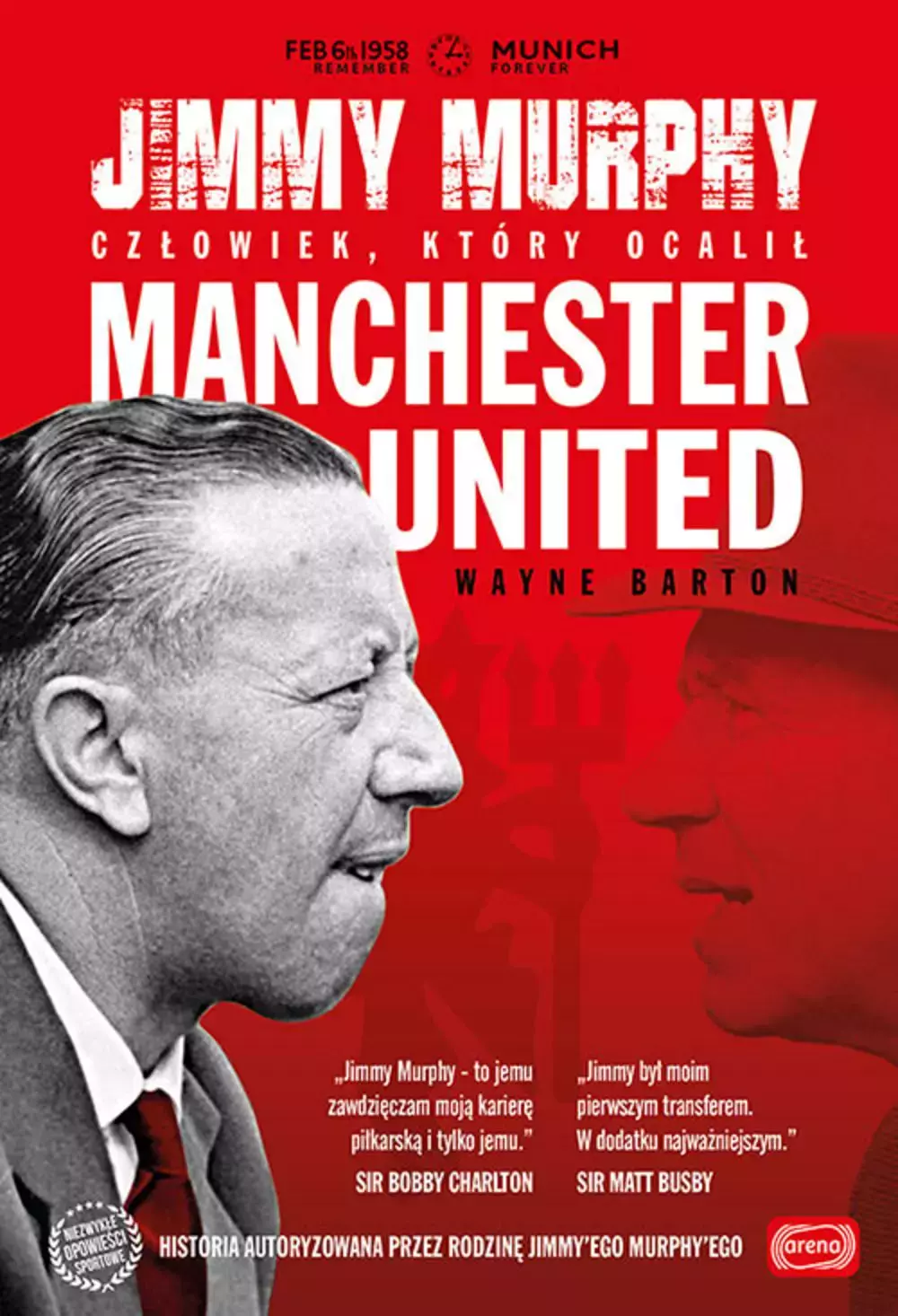 Książka - Jimmy Murphy. Człowiek, który ocalił Manchester United