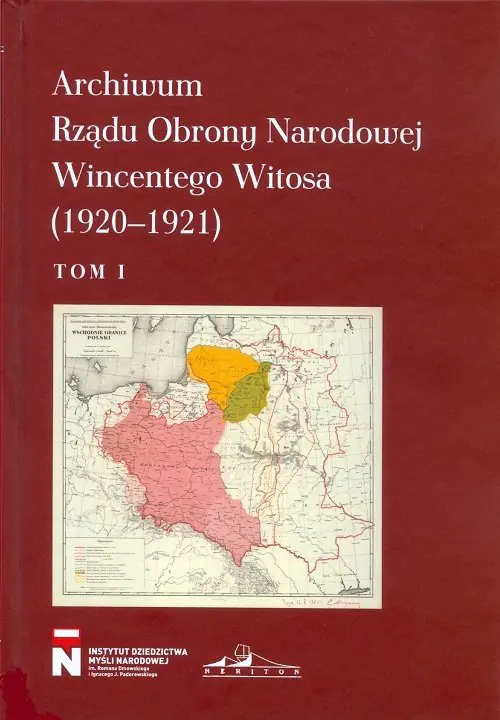 Książka - Archiwum Rządu Obrony Narodowej Wincentego Witosa 1920-1921 Tom 1 / Neriton