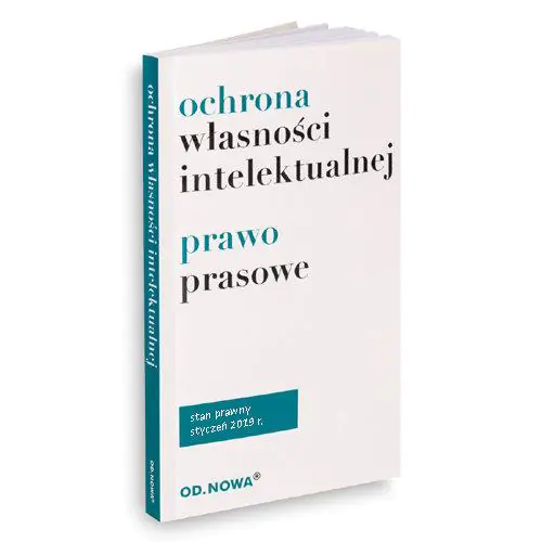 Książka - Ochrona własności intelektualnej. Prawo prasowe
