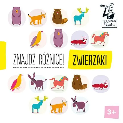 Książka - Znajdź różnicę! Zwierzaki