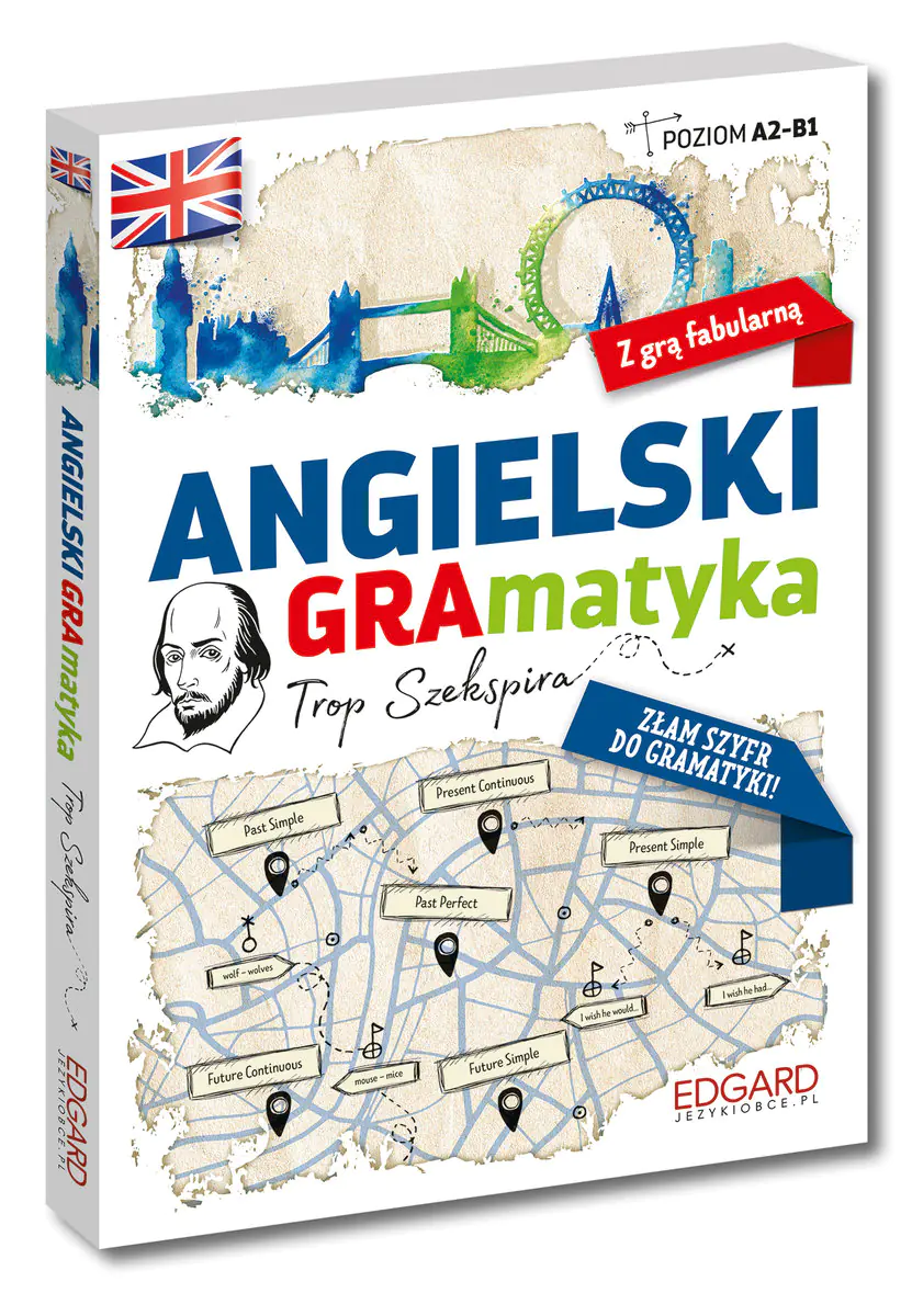 Książka - Angielski. GRAmatyka z grą fabularną. Trop Szekspira