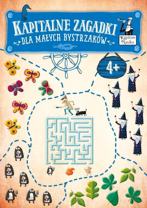 Książka - Kapitalne zagadki dla małych bystrzaków