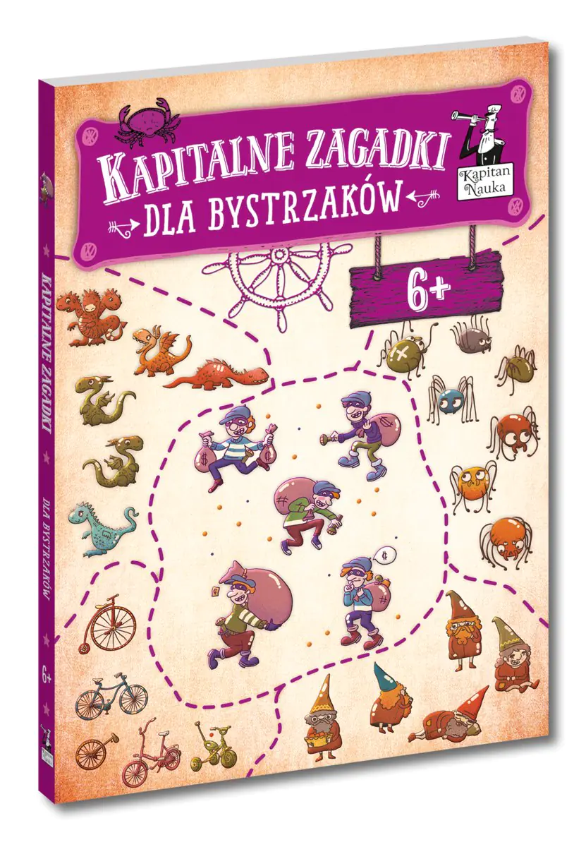 Książka - Kapitalne zagadki dla bystrzaków