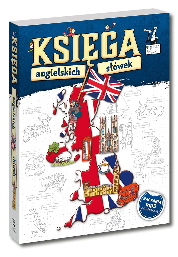 Książka - Kapitan Nauka. Księga angielskich słówek