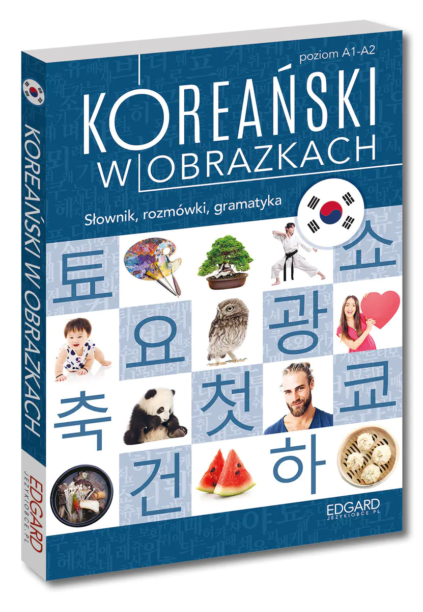 Książka - Koreański w obrazkach. Słownik, rozmówki, gramatyka