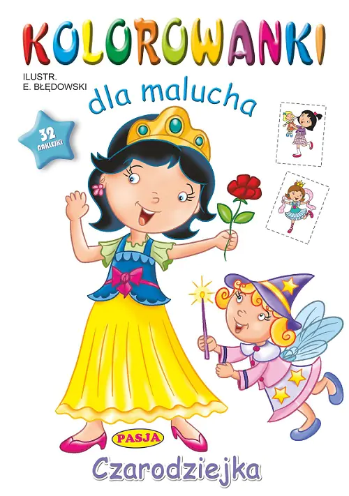 Książka - Czarodziejka. Kolorowanki dla malucha