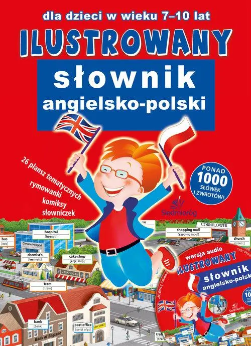 Książka - Ilustrowany słownik angielsko-polski + CD
