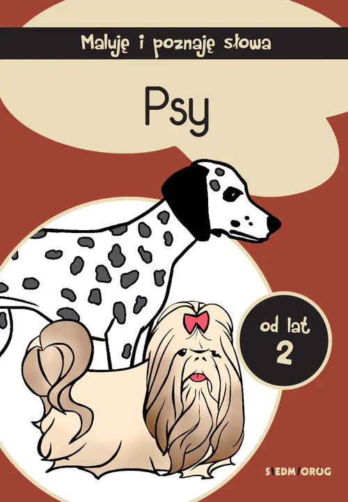 Książka - Psy maluję i poznaję słowa