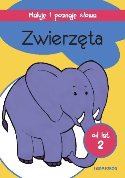 Książka - Zwierzęta Maluję i poznaję słowa