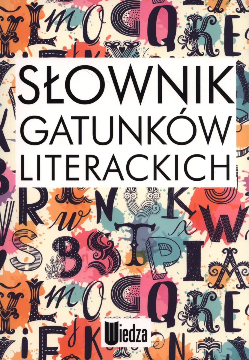 Książka - Słownik gatunków literackich