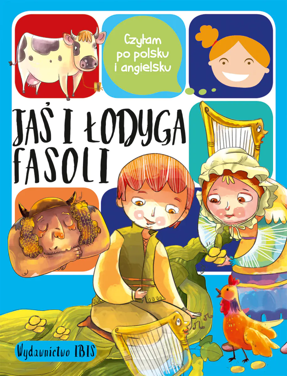 Książka - Czytam po polsku i angielsku. Jaś i łodyga fasoli