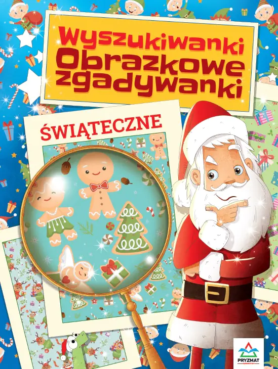 Książka - Wyszukiwanki. Obrazkowe zgadywanki. Świąteczne