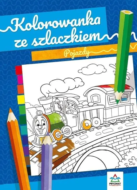 Książka - Kolorowanka ze szlaczkiem. Pojazdy