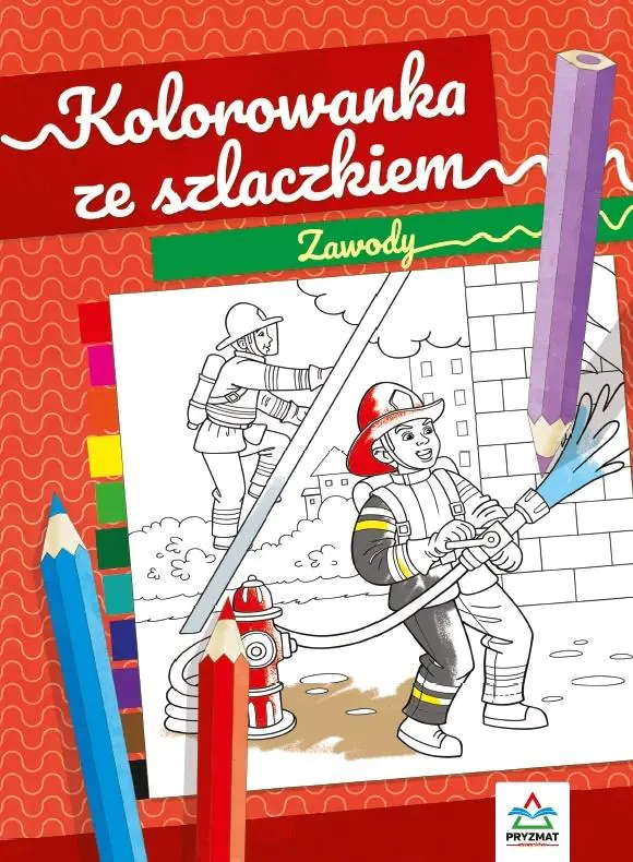 Książka - Kolorowanka ze szlaczkiem Zawody