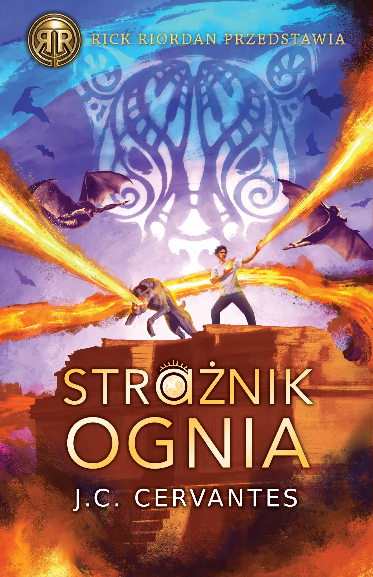 Książka - Strażnik ognia. Posłaniec burzy. Tom 2
