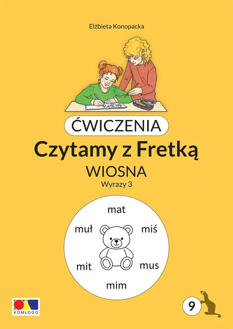 Książka - Ćwiczenia. Czytamy z Fretką cz.9 Wiosna. Wyrazy 3
