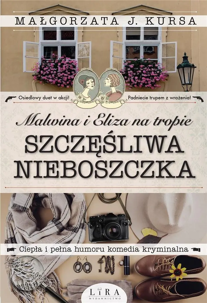 Książka - Malwina i Eliza na tropie. Szczęśliwa nieboszczka